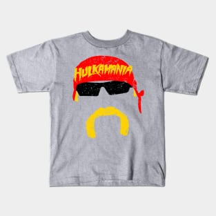 Hulk Hogan Hulkamania Retro Vintage Kids T-Shirt